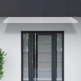 Clear Rain Shelter Cover,PET Rust-Resistant Window Wall Mounted Awning Front Door Canopy,for Entrances,Bike,Gazebos,Balcony