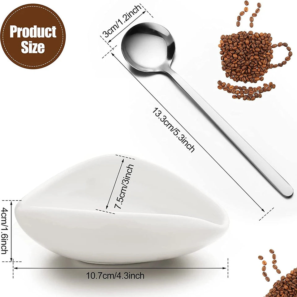 Multi-Purpose Coffee Dosing Cup With Spray Coffee Bean Dispensing Measuring Tray For Making Coffee/Tea