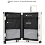 Large Capacity Suitcase 28" 32" Thickened Luggage USB Phone Stand Aluminum Frame Password Trolley Case Travel Wheeled Suitcases