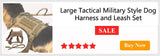 Tactical Cat Harness Leash Set Escape Proof Breathable Military Vest and Velcro for Small Dog Kittens Puppies Walking & Training