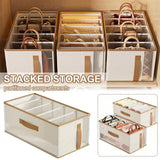 Organizer Box for Storage in The Closet Underwear Drawers Storage Bedroom Cabinet Socks Bra Storage Pants Organizer