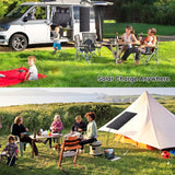 21W Portable Solar Panel, Foldable Solar Panel Charger 6V/3A Camping Hiking Backpacking Ultra-Fast Solar Phone Charger Dual USB