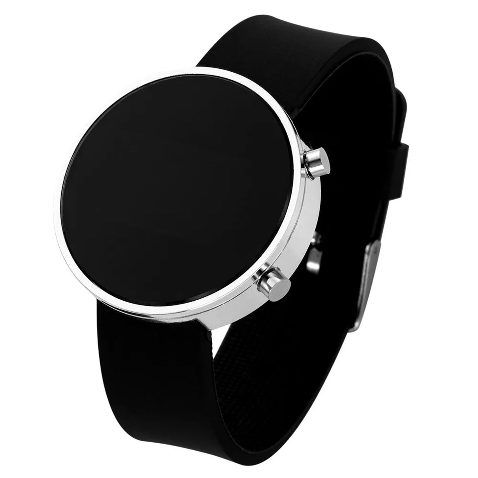 Fashion Women Digital Wrist Watches Simple Round Dial Led Watch for Woman Casual Sport Ladies Electronic Clock reloj digital