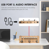 M-VAVE CUBE BABY Portable Multifunctional Electric Guitar Combined Effect Pedal with Wireless Music Playback Phone Recording