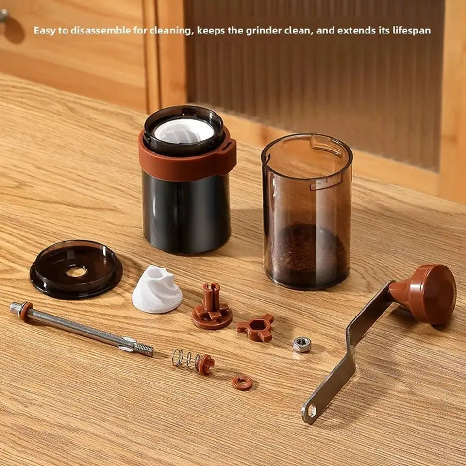 Adjustable Coarseness Manual Coffee Grinder Ceramic Grinding Core Double Bearing Design Coffee Grinding Machine