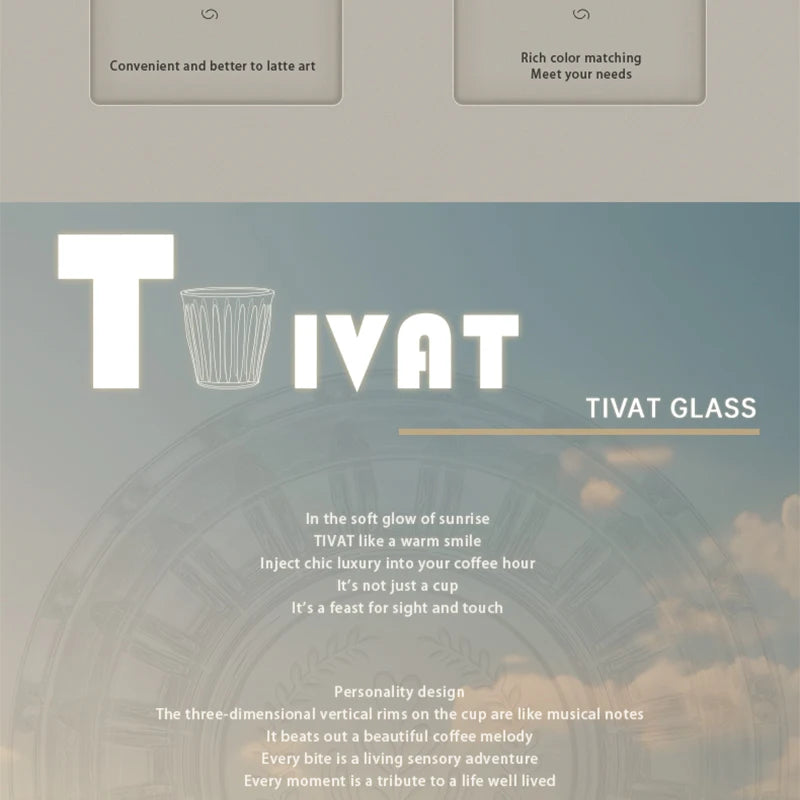 MUVNA Glass Coffee Cup 100ml 160ml 220ml 320ml Espresso Cups Coffee Accessories Anti-Scald Coffee Mugs Glass Transparent Gray