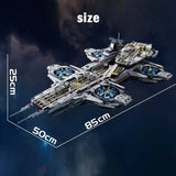 New 3385pcs Technical MOC Idea The SHIELD Helicarrier Building Blocks Bricks Model Assembling Toys for Boys Birthday Gift Set