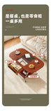 Living Room Coffee Tables Mobile Hotel Small Trolley Balcony Folding Side Table Auxiliary Lounge Center Furniture For Rooms