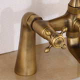 ZAPPO Bathtub Faucet Vintage Telephone Style with Dual Handles Deck mounted bathtub Faucet set Hot and Cold Water Mixer Tap