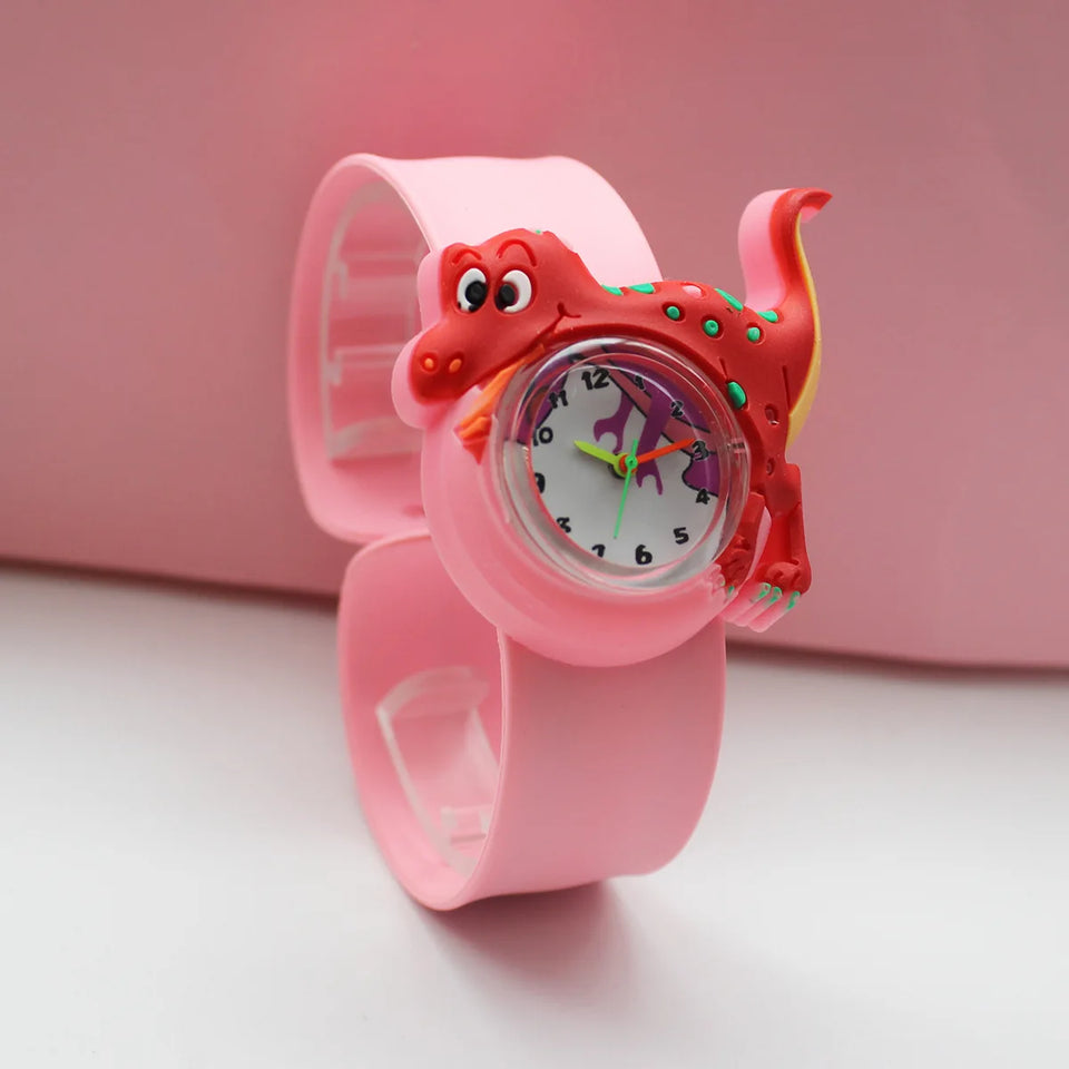 New Fashion Cartoon Animal Flash Light Girl Watches Kids Bracelet Silicone Strap Children Watch Clock Reloj Digital Wristwatches
