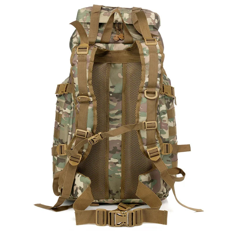 60L Russian EMR Camouflage Bag Camping Mountaineering Rucksack Travel Cycling Tactical Attack Backpack Hiking Bags