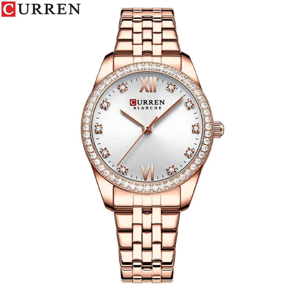 New stock! ! Women Bracelet Watches Steel belt Love Steel belt Rhinestone Quartz Wrist Watch Luxury Fashion Watch for women