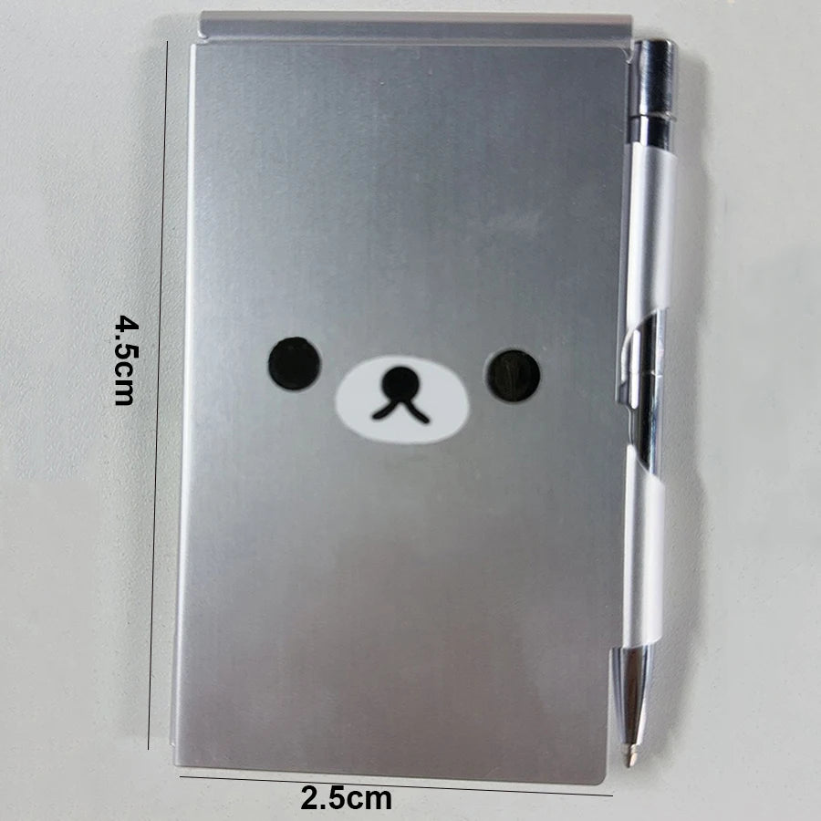 Cute Bear Notebook Mini Journal Notepad Portable Pocket Book Small Blank Diary Notepad for School Office Supplies Gift