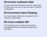 BLV® New Nitehawk LDO toolboard featuring RP2040 MCU TMC2209 drive ADXL345 accelerometer and USB port Voron StealthBurner