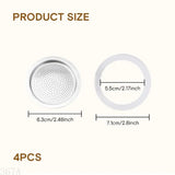 367A Efficient Coffee Maker Replacement Set With Gaskets Seals And Aluminium Filter