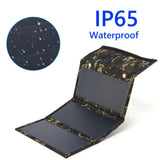 20W/30W 5V Cell Charger Dual Usb Solar Power Panel Foldable Emergency Charging Panel for Came Tablet for Smartphone Supplies
