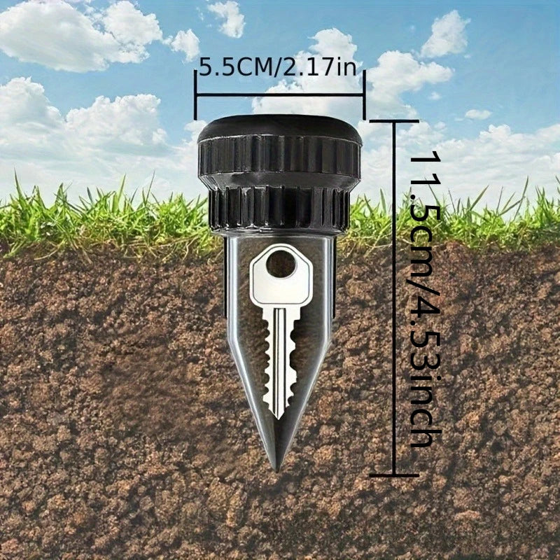 1pc Sprinkler Key Hiding Device - Realistic key hiding device, key anti-theft storage device