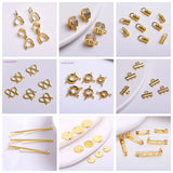 18k Gold Plated Spacer Beads For Bracelet Making,Separators For Beads,Jewelry Fittings,DIY Jewellery Making Supplies Wholesale