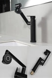 Basin Faucet Modern Bathroom Mixer Tap Black/chrome Wash basin Faucet Single Handle Hot and Cold Waterfall Faucet