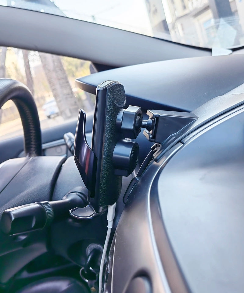 For Jaguar XE 2015 2016 2017-2021 Magnetic Car Phone Holder Magnet Mount Wireless Charging Phone Stand Customized Bracket Base