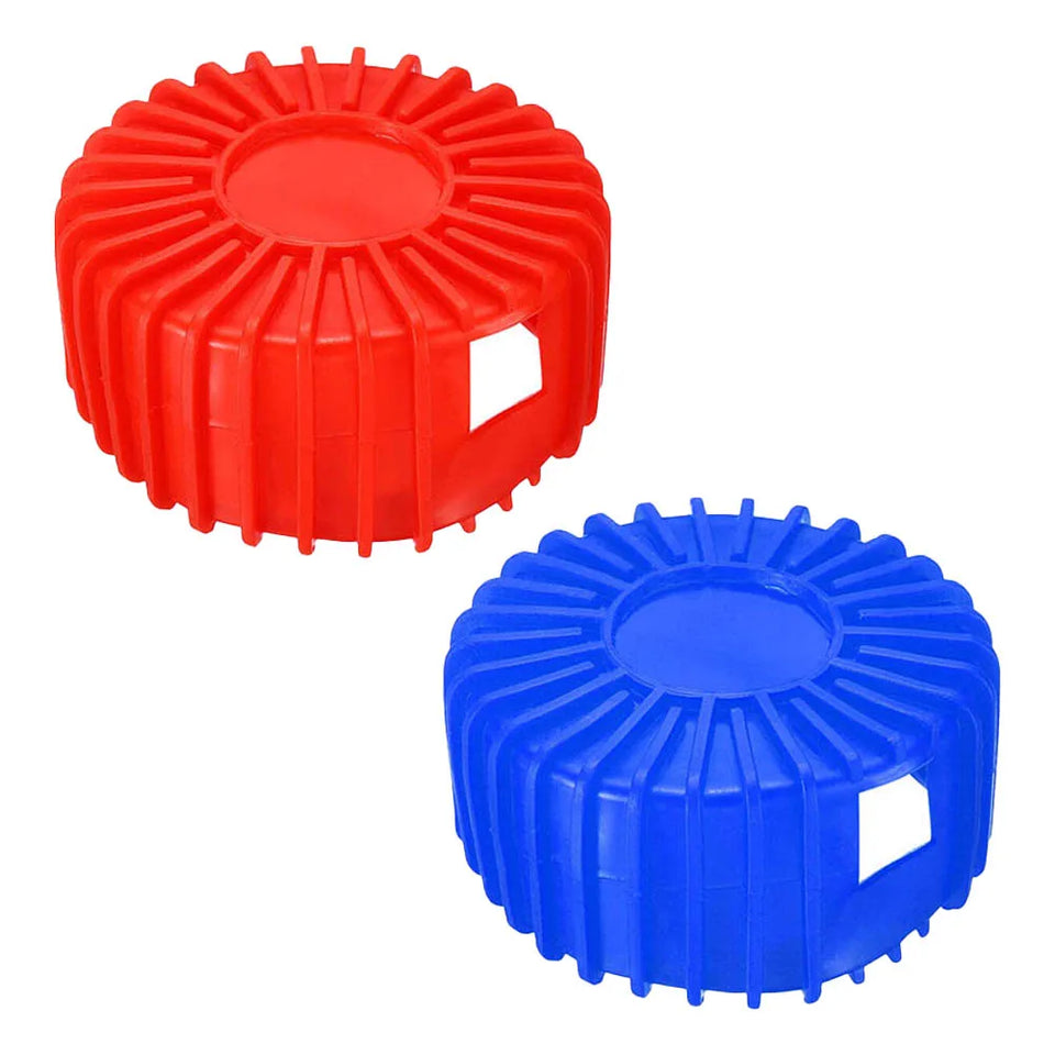 2pcs 70mm Manifold Gauge Protective Boot Covers For Gauges Red Blue Electrical Appliances And Testing Equipment Accessories