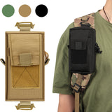 KOSIBATE Molle Backpack Strap Bag Phone Holder Outdoor Sports Running Accessories EDC Tool Waist Pouch