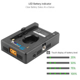 PD30W NP-F Battery Charger Battery Adapter Plate Cold Shoe Adapter 1/4in for NP-F550 F750 F970 for BMPCC 4K 6K DSLR ILDC