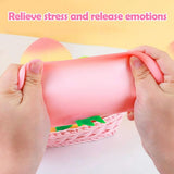 Peach stress-relieving toys – Slow Rising Stress Relief for Kids & Adults, Squeeze Anti-Anxiety Sensory Fidget Toy