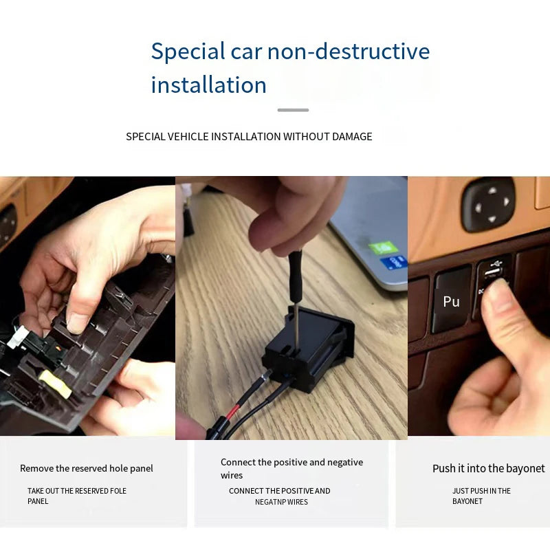 Quick Charge 3.0 USB Socket Outlets usb 12v automotiva car usb charger fast charge QC3.0 Car Socket Adapter for RV Boat