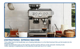 Coffee Machine Cleaning Tablets Remove Coffee Oils Calcium Deposits and Residue 15 Count of Effervescent Tablets
