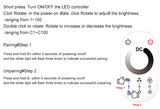 LED Light Strip Wallmount Glass Pannel Touch PWM Controller Dimmer CCT RGB 12V 24V 6A/CH Home Commercial 0-100% Smooth Dimming
