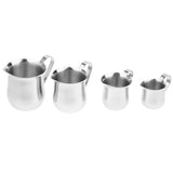 Coffee Milk Frothing Pitcher Cup Kitchen Stainless Steel Creamer Pitchers 60-240ML Measuring Cup With Pouring Spout Coffeeware