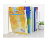Acrylic File Organizer for Desk,File Holder for Home Office,Book Organizer for Letter,Document,Notebook,Binder,Purse,Mail