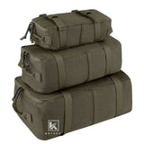 KRYDEX Tactical Modular Pouch Set Outdoor Backpack Organizer Travel Suitcase Packing Cubes Hunting Gear
