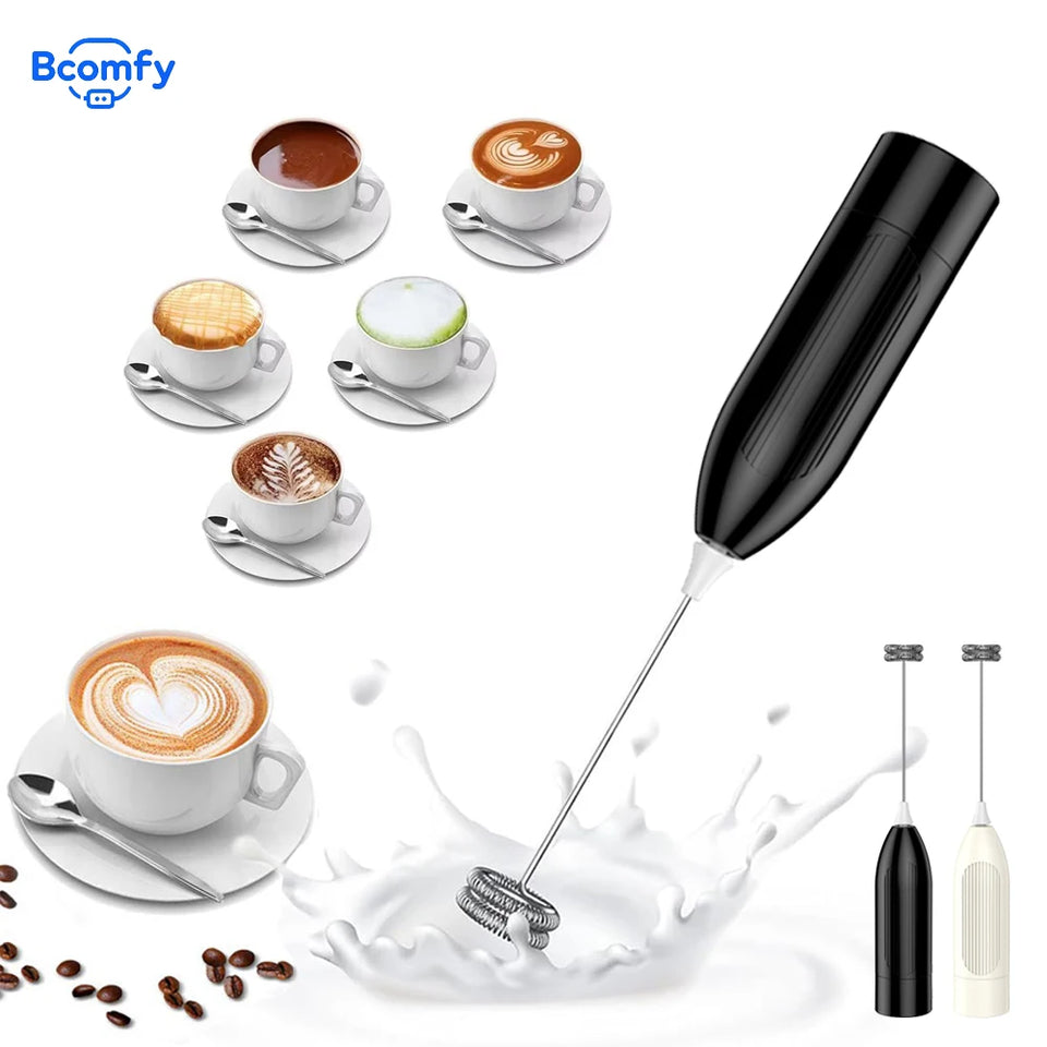 Milk Frother Mini Wireless Milk Foam Machine Handheld Coffee Foamer Stirrer Coffee Cappuccino Cream Maker Whisk Kitchen Gadgets