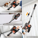 INSE V770 Cordless Stick Vacuum Cleaner, 25Kpa 6-in-1 Lightweight Handheld Vacuum