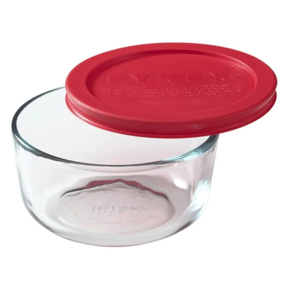 Set of 3 Round Glass Food Storage Containers Airtight Lids Heat Resistant Dishwasher Safe Meal Prep Snack Storage