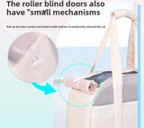Pink Lace Cat Carrier Pet Backpack Breathable Small Dog Bag Shoulder Handheld Outing Pet Seat Carrier Pack Puppies Breathable