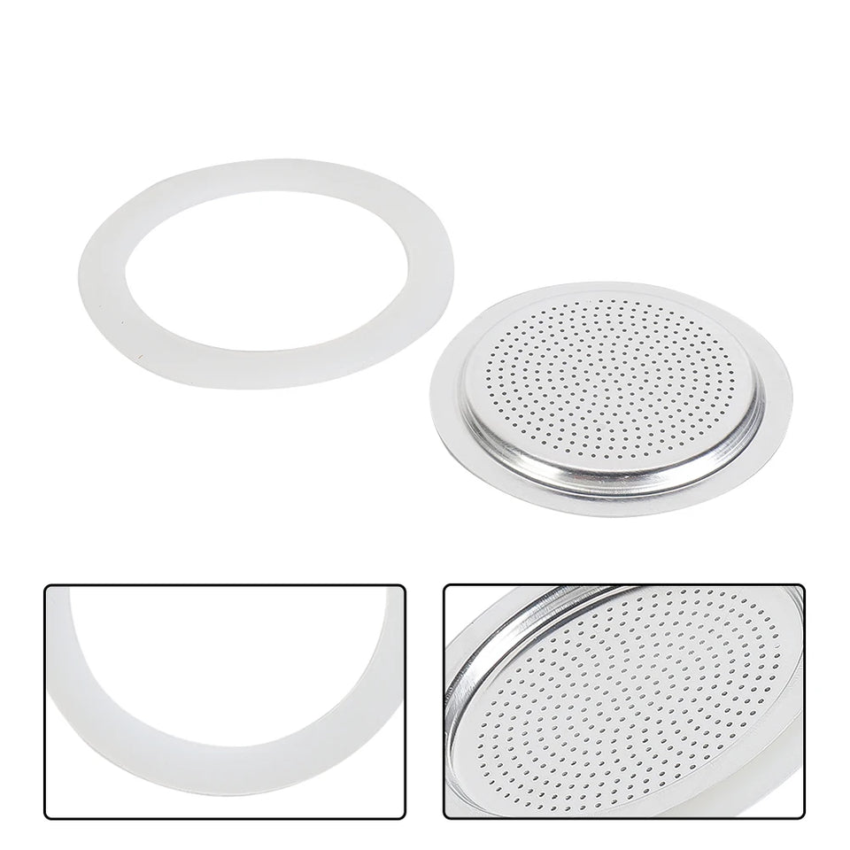 Coffee Rubber Sealing Ring Gasket Washer Gasket Replacenent Cups Rings For Moka Pot Espresso Coffee Makers Kitchen Supplies