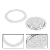 Coffee Rubber Sealing Ring Gasket Washer Gasket Replacenent Cups Rings For Moka Pot Espresso Coffee Makers Kitchen Supplies
