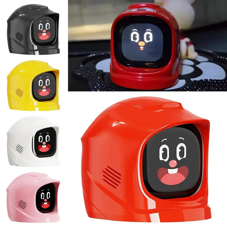 Car Intelligent Robot Mounted Toys Accessories Electronic Pets, Fashion Companions Over 60 Expression Touch Screen Sound Effects