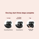 B59B-Electric Burr Coffee Grinder 28 Grind Settings For 12 Cups Adjustable Professional Bean Grinder Household Coffee Grinder US
