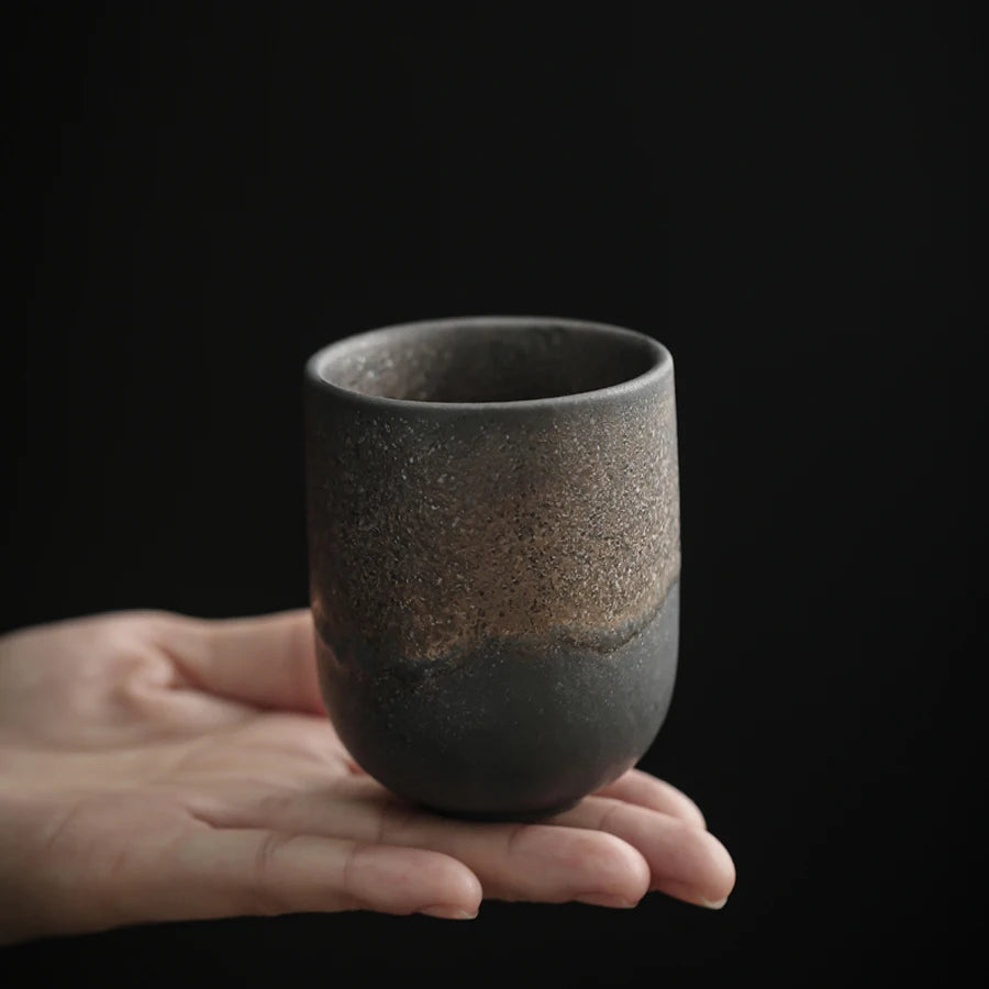 New Vintage Ceramics Cups Japanese Stoneware Porcelain 130ml Tea Mug Healthy Lifestyle Kung Fu Tea Sake Coffee Cups Drinkware