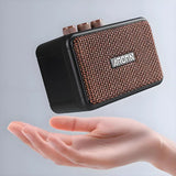 Aroma AG-04 Guitar Amp, Rechargeable Wireless Mini Electric Guitar Amplifier,Portable Amp with Clean and Overdrive Effects
