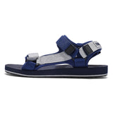Plus Big Size 50 51 52 Mens Flat Sandals Gladiator Shoes Summer Casual Breathable Romans Sandals Hook&Loop Anti-skid
