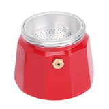 100ml Stovetop Coffee Maker Aluminum Alloy Double Head Coffee Pot for Home Kitchen Outdoor Travel Camping