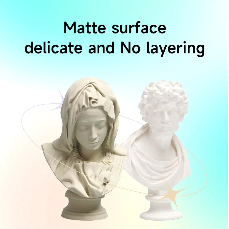 3DHOJOR PLA 3D Printer Filaments 1KG 1.75MM Matte PLA 3D Printing Material Upgraded Matte PLA Filament Multi-Color Filamento PLA