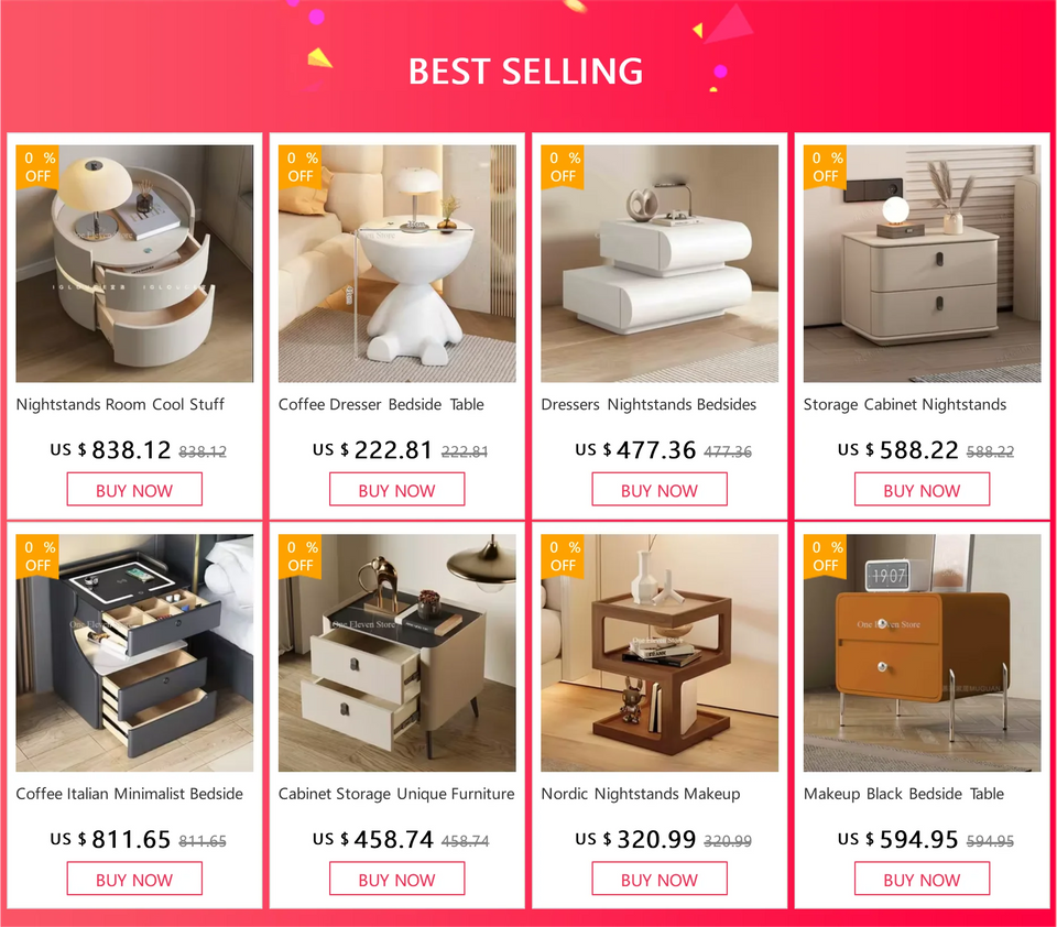 Nightstands Room Cool Stuff Bedroom Multifunction Bedside Table Chest Drawers Home Wood Nordic Cabinet Mesa Bedroom Furniture
