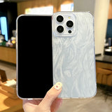 Luxury Laser Silver Gradient Phone Case For Xiaomi Redmi Note 13 12 11 10 Pro Plus 12S 11S Redmi 12 13C Poco X3 X6 M6 Pro Cover