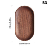 Wooden Tray Whole Piece Walnut No Splicing Wooden Serving Board Natural Cut Wooden Serving Trays Coffee Tea Trays New Tableware